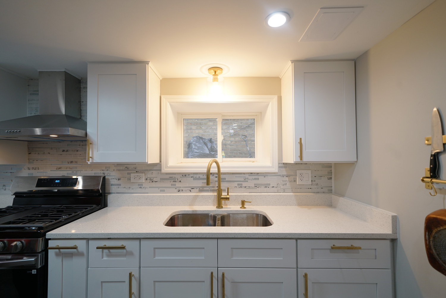 Kitchen remodel project in Chicago by Ortega Construction