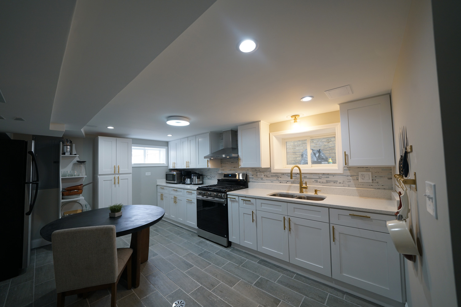 Kitchen remodel project in Chicago by Ortega Construction