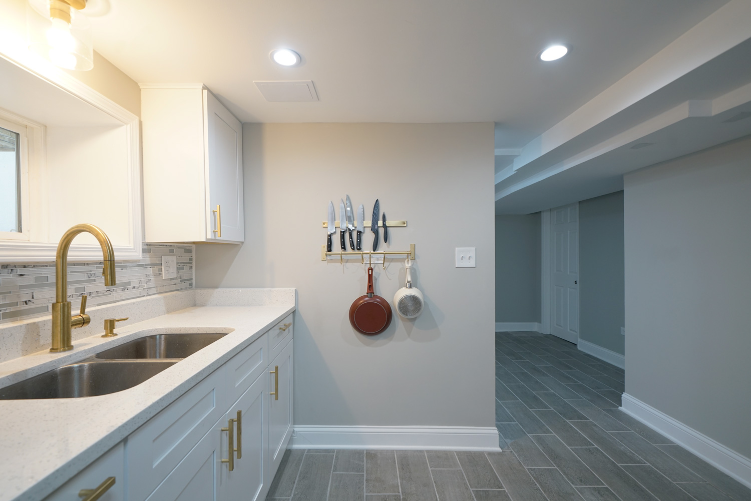 Kitchen remodel project in Chicago by Ortega Construction