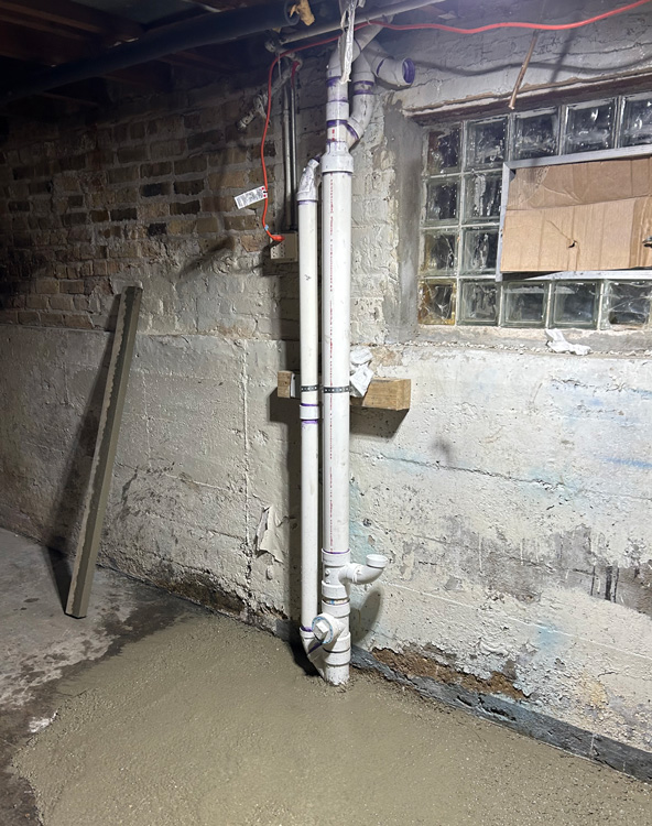 Plumbing installation in Chicago by Ortega Construction